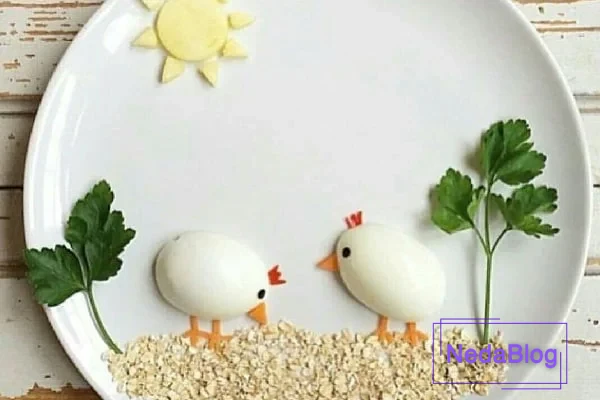 تزیین تخم مرغ آب پز با بیش از 90 ایده فوق العاده - کتاب کاله