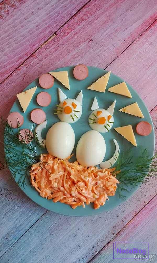 تزیین تخم مرغ آب پز 2024+ 15مدل ویژه مدارس با اشکال مختلف | عکس - گـُـ✿ـلـی  مُــــב
