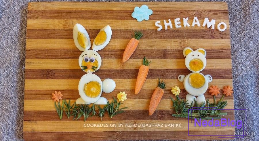 تزیین تخمه مرغ آب پز ساده برای مدرسه 2024؛چندین پیشنهاد خوب براتون دارم! -  گلی خانوم