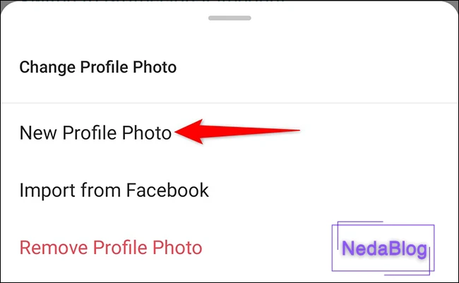 روش گذاشتن عکس برای پروفایل اینستاگرام