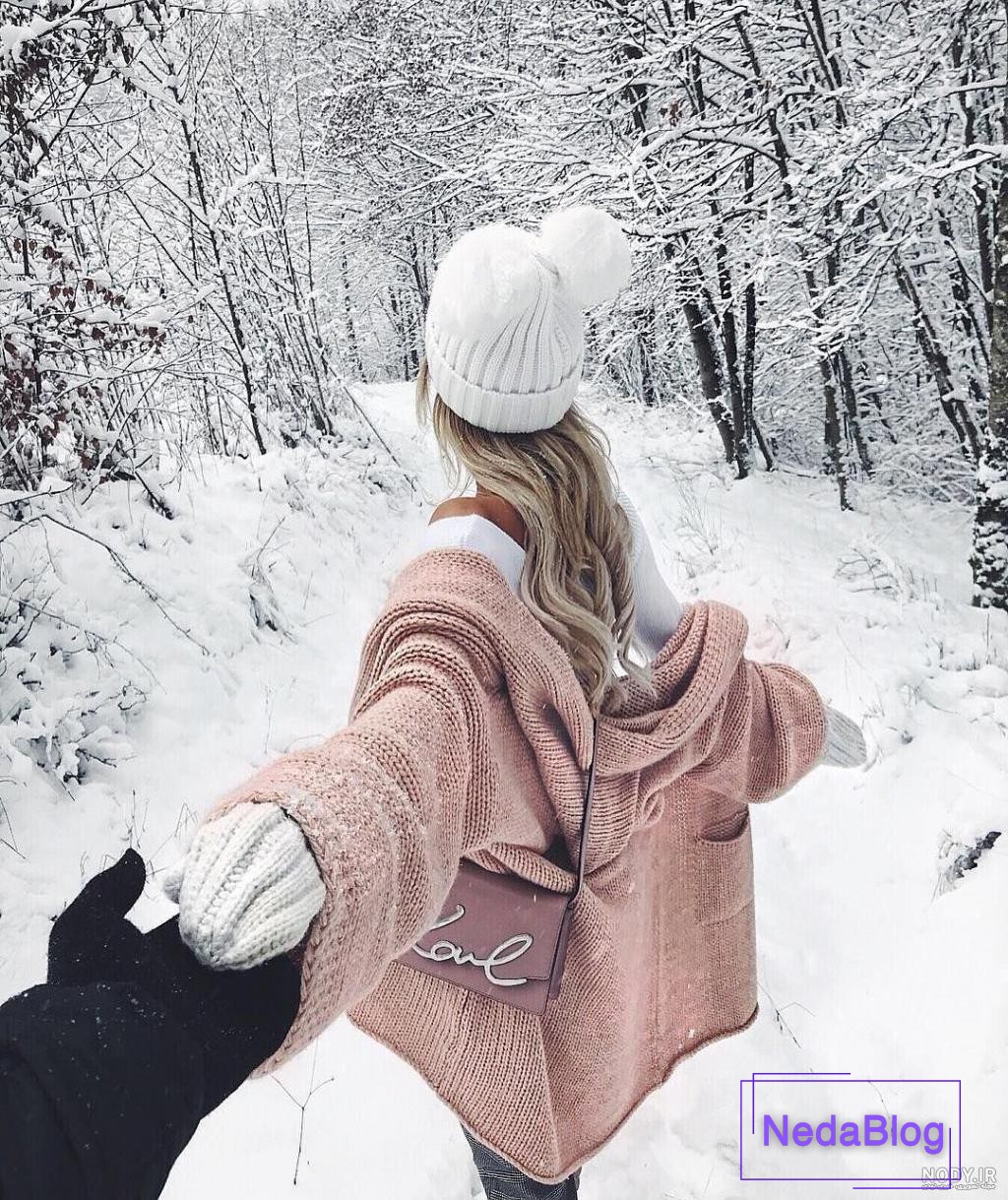 عکس دختر با کلاه زمستانی برای پروفایل ❤️ [جدید و خاص]