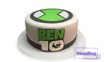 مدل کیک تولد پسرانه جدید، با طرح شخصیت های کارتونی | ساتیشو