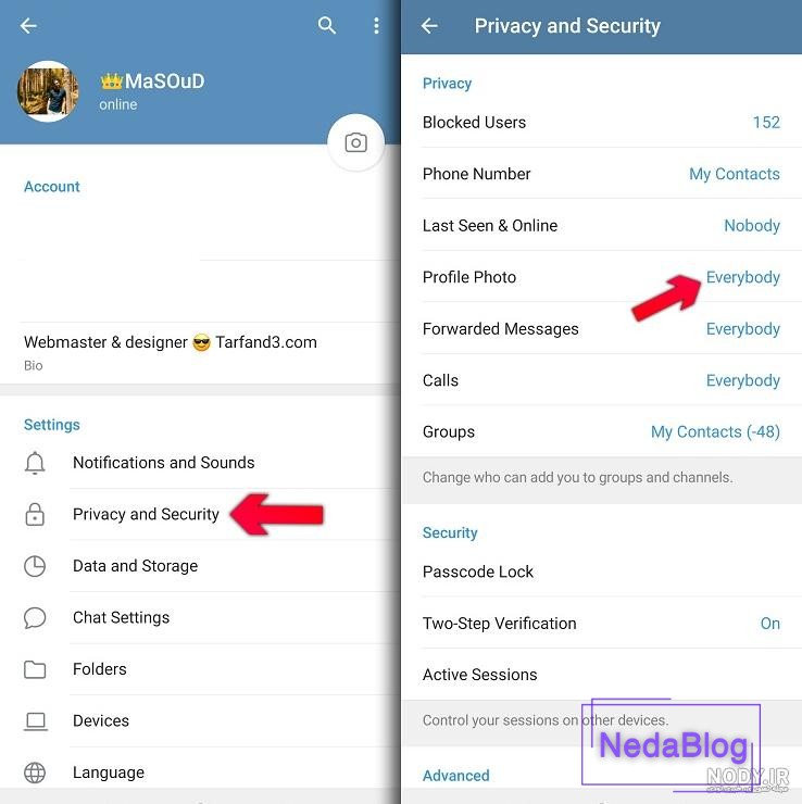 چرا عکس پروفایل واتساپ دیده نمیشه - عکس نودی