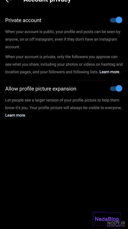 چیکار کنیم کسی عکس پروفایل اینستاگرام بزرگ نشه