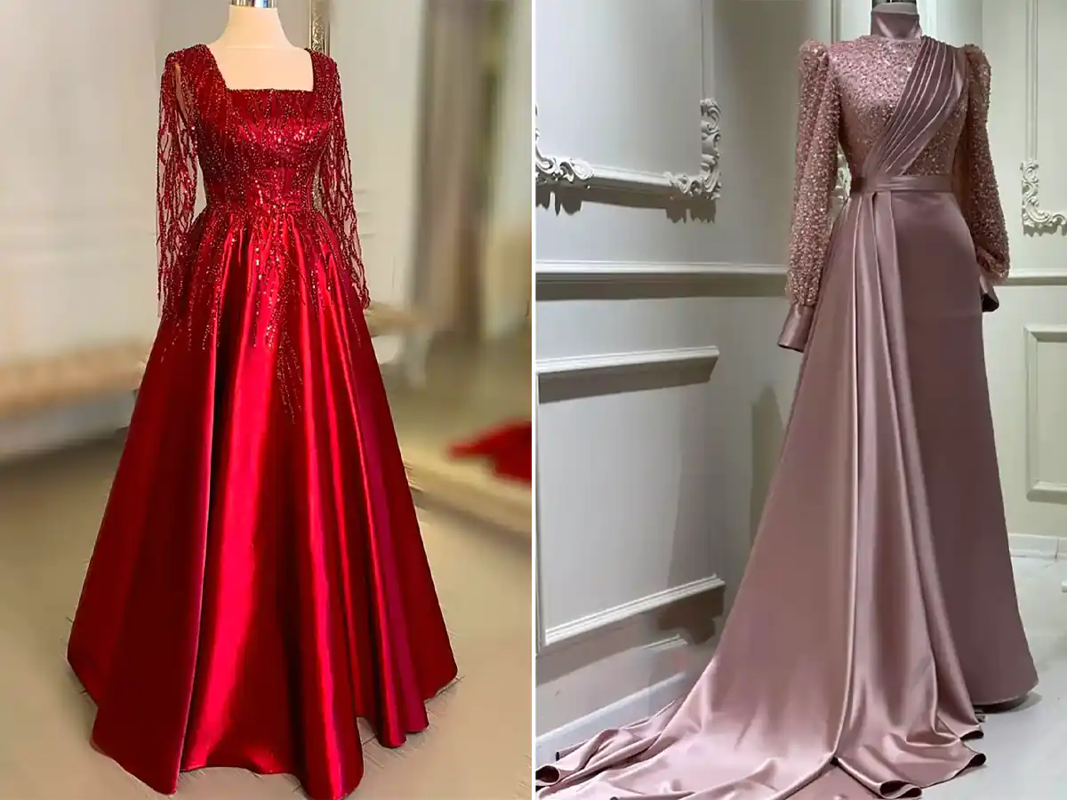 پیراهن بلند مجلسی ترند