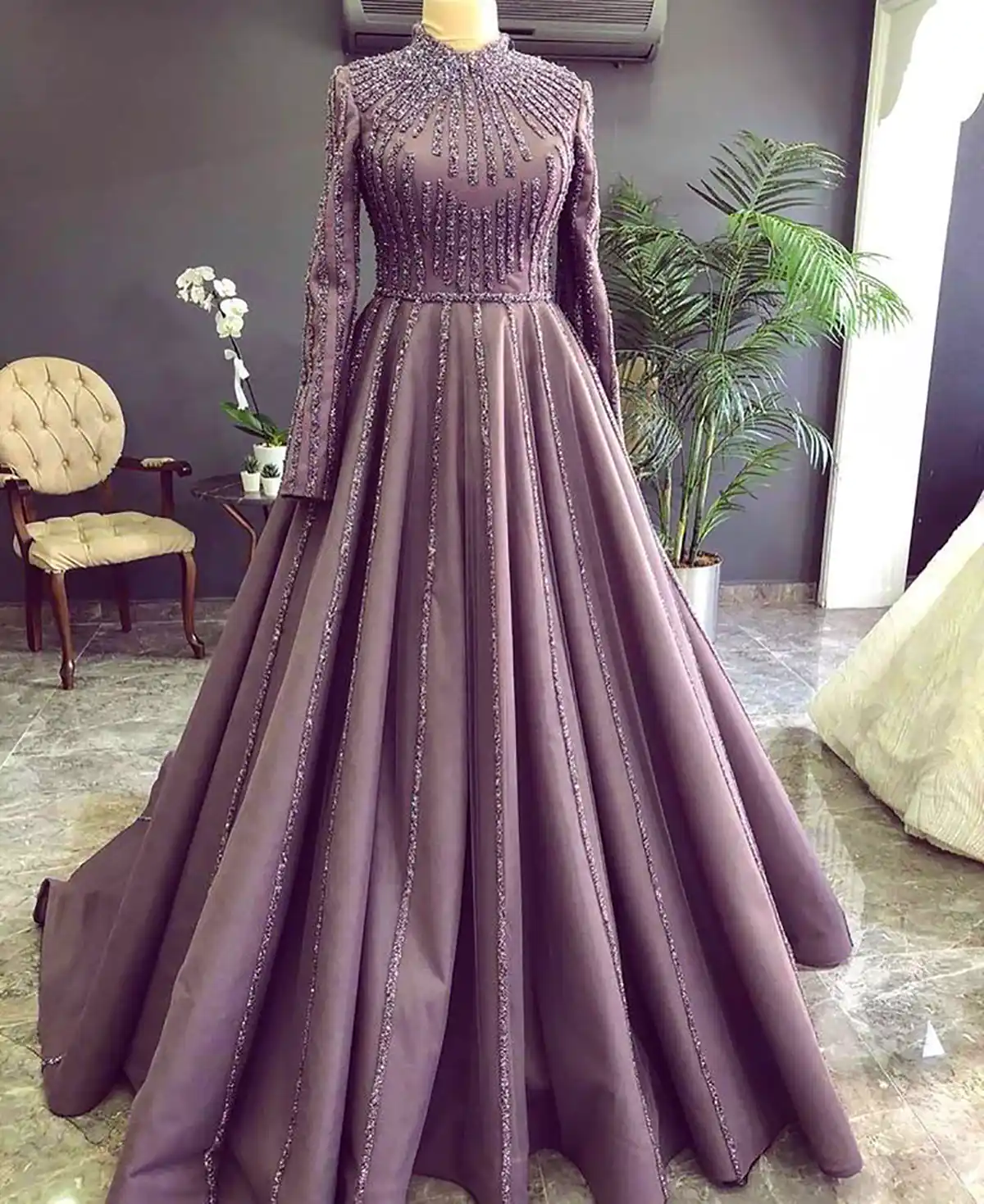 پیراهن بلند مجلسی ترند