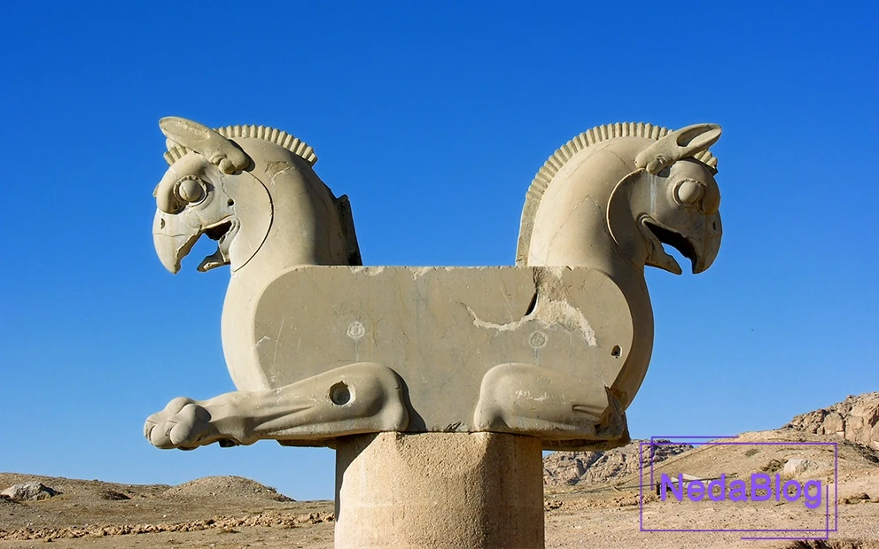 عکس نقش شیر دال در تخت جمشید