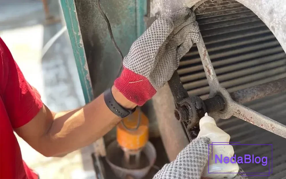 روغنکاری موتور کولر آبی