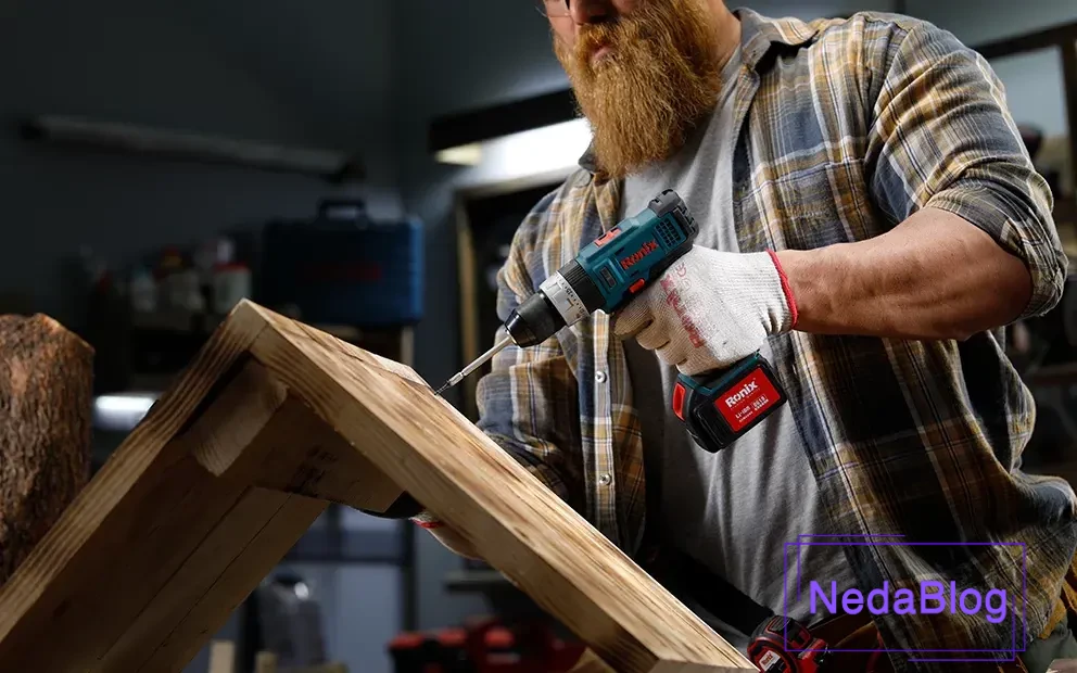 کار با دریل شارژی