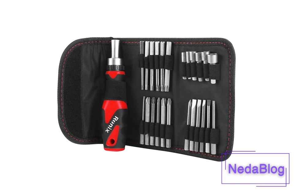 بهترنی ست پیچ‌گوشتی‌ 24 عددی 2721-RH رونیکس