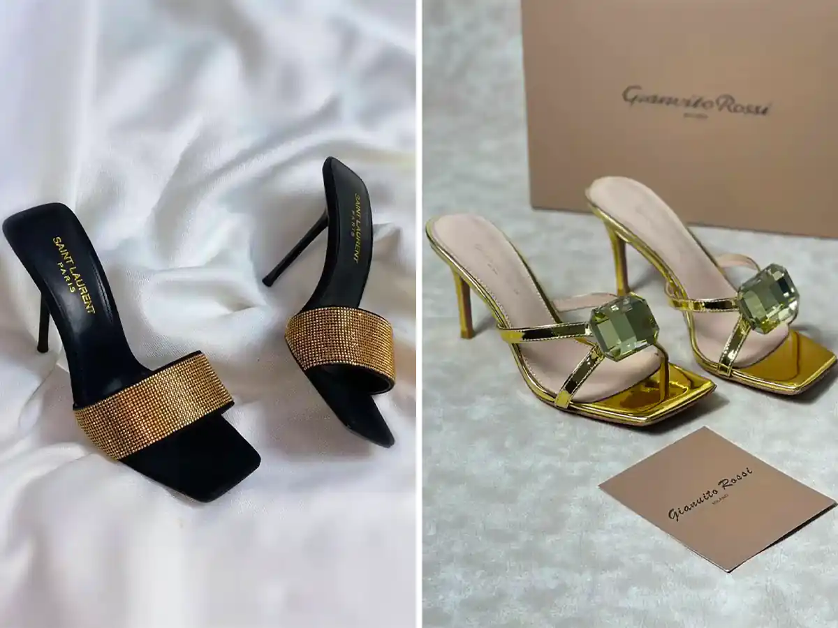 صندل رو فرشی پاشنه دار