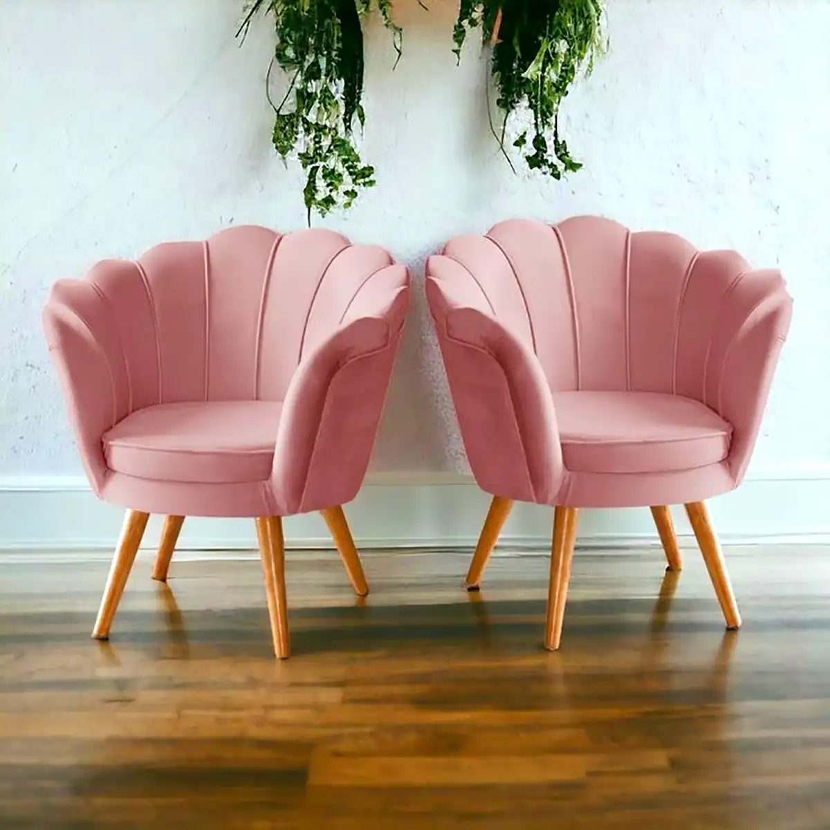 صندلی صورتی سالن زیبایی