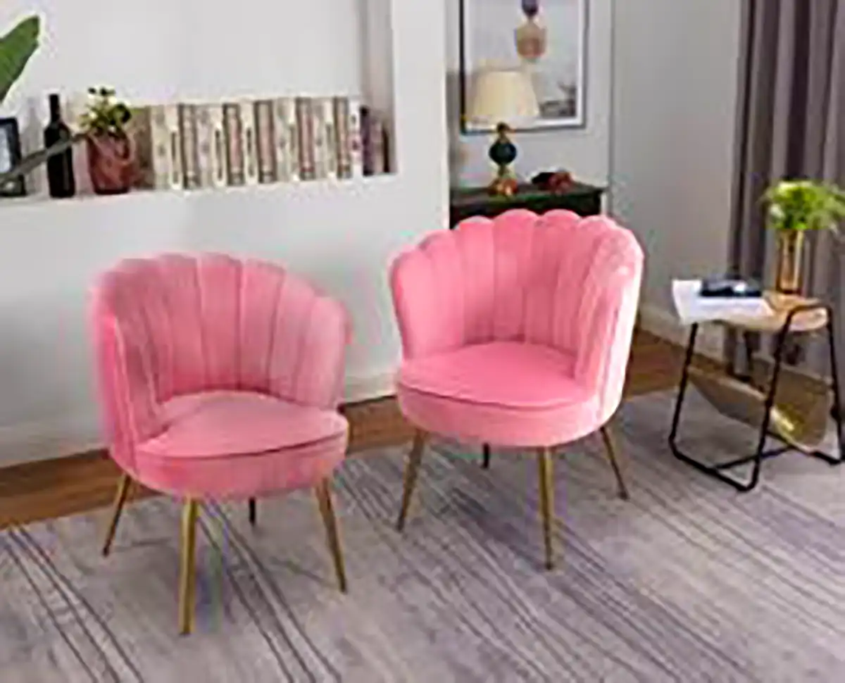 صندلی صورتی سالن زیبایی