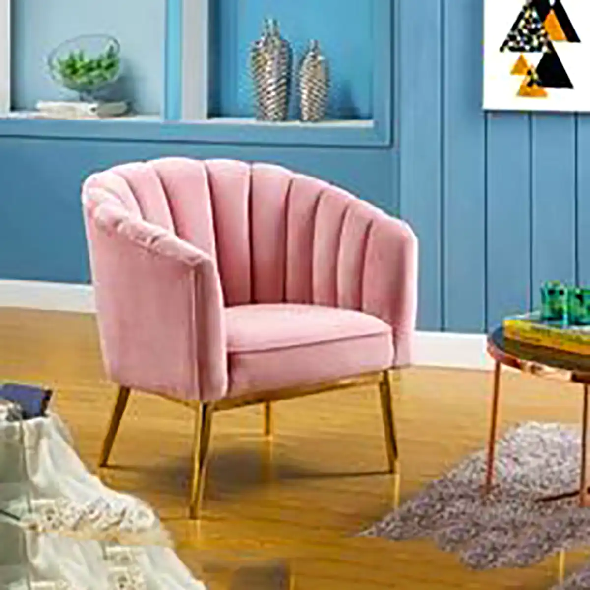 صندلی صورتی سالن زیبایی