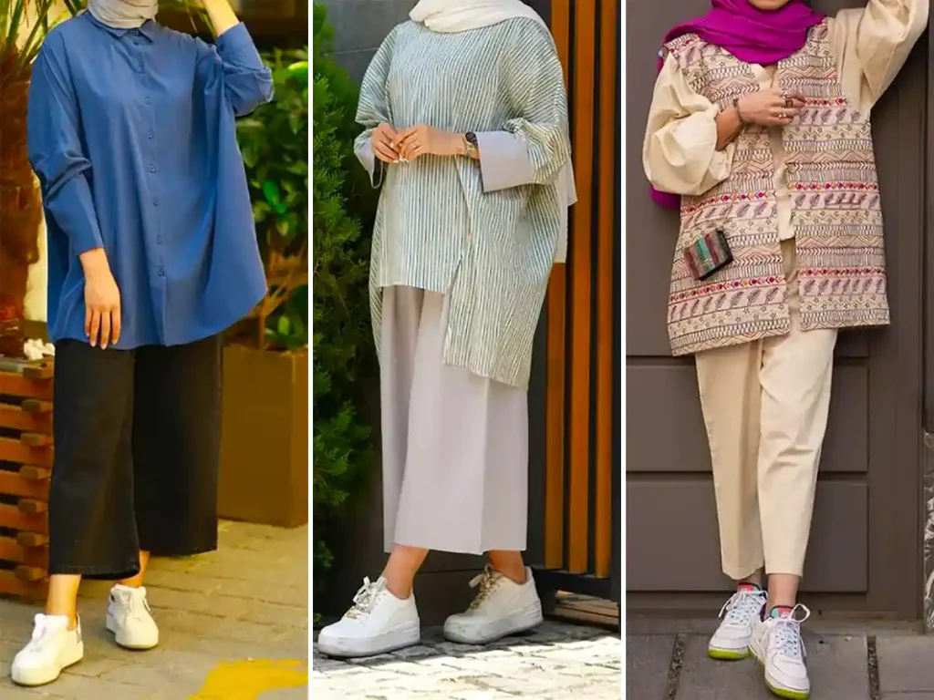 ست مانتو شلوار راحت جذاب