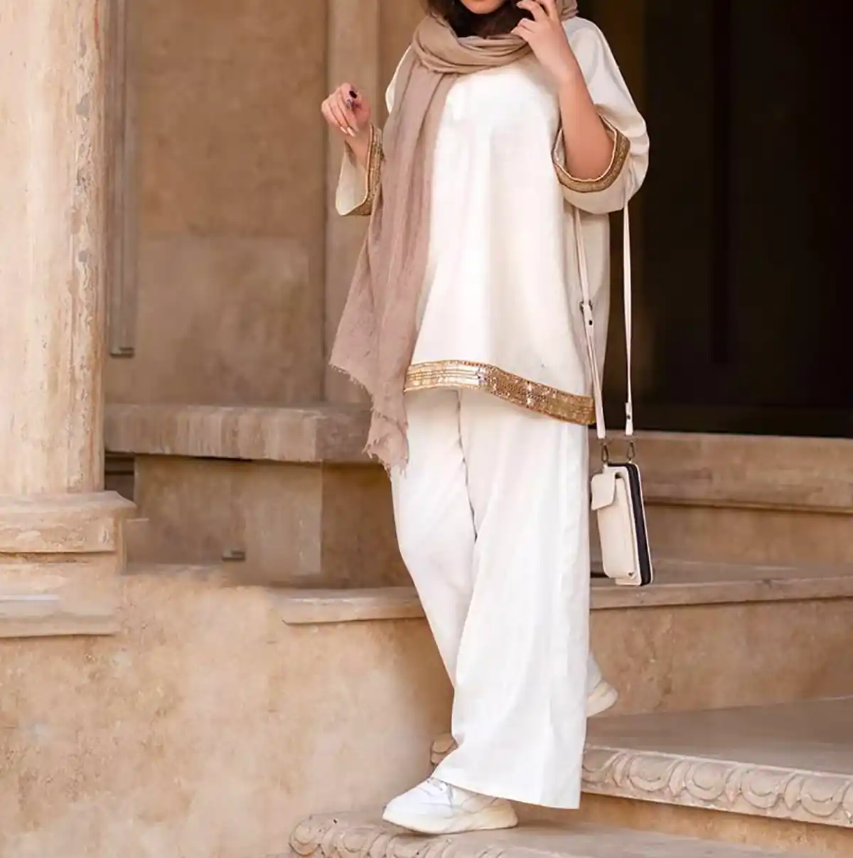 ست مانتو شلوار راحت جذاب