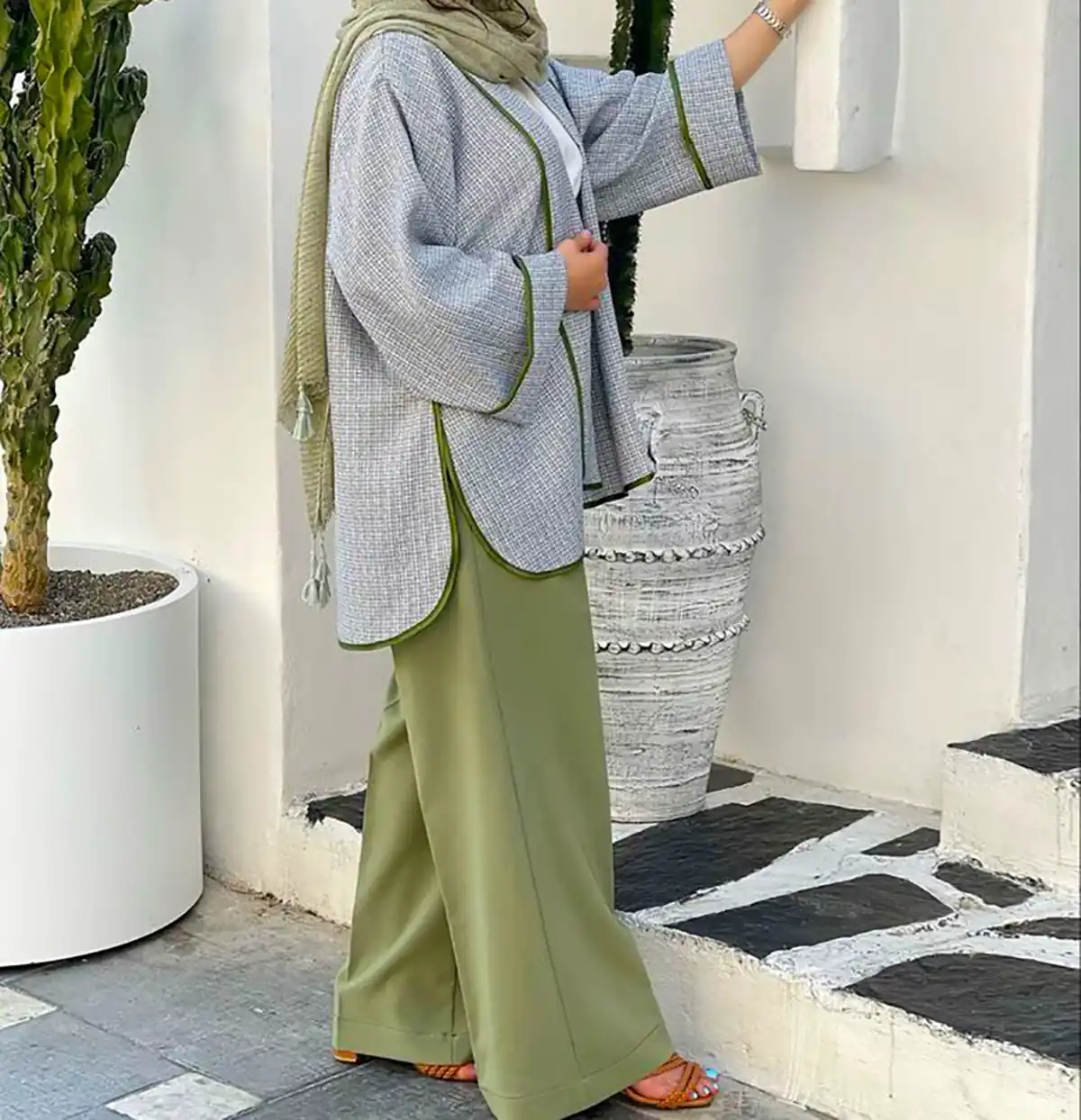 ست مانتو شلوار راحت جذاب