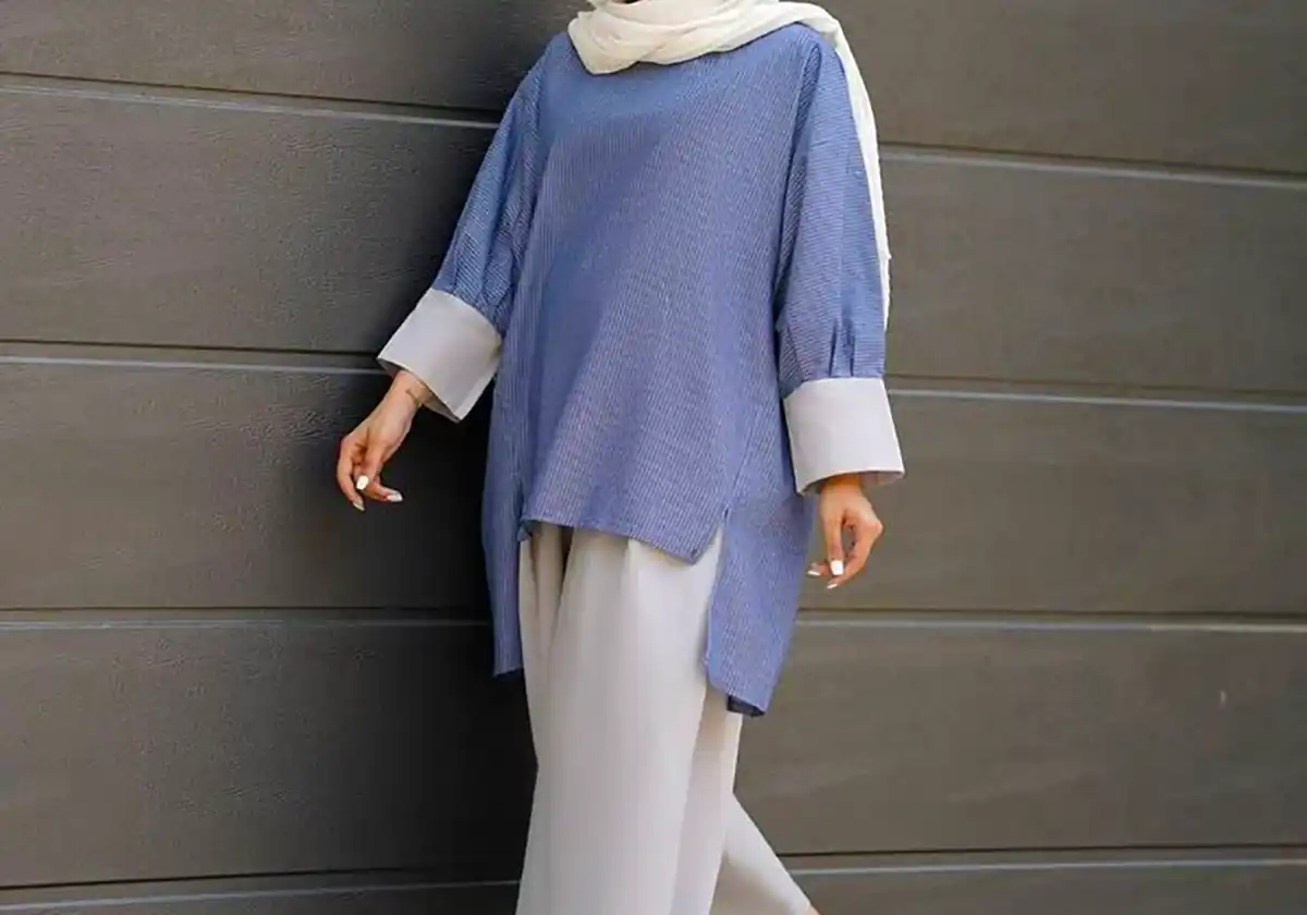 ست مانتو شلوار راحت جذاب