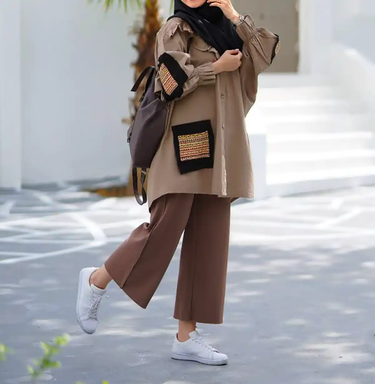 ست مانتو شلوار راحت جذاب