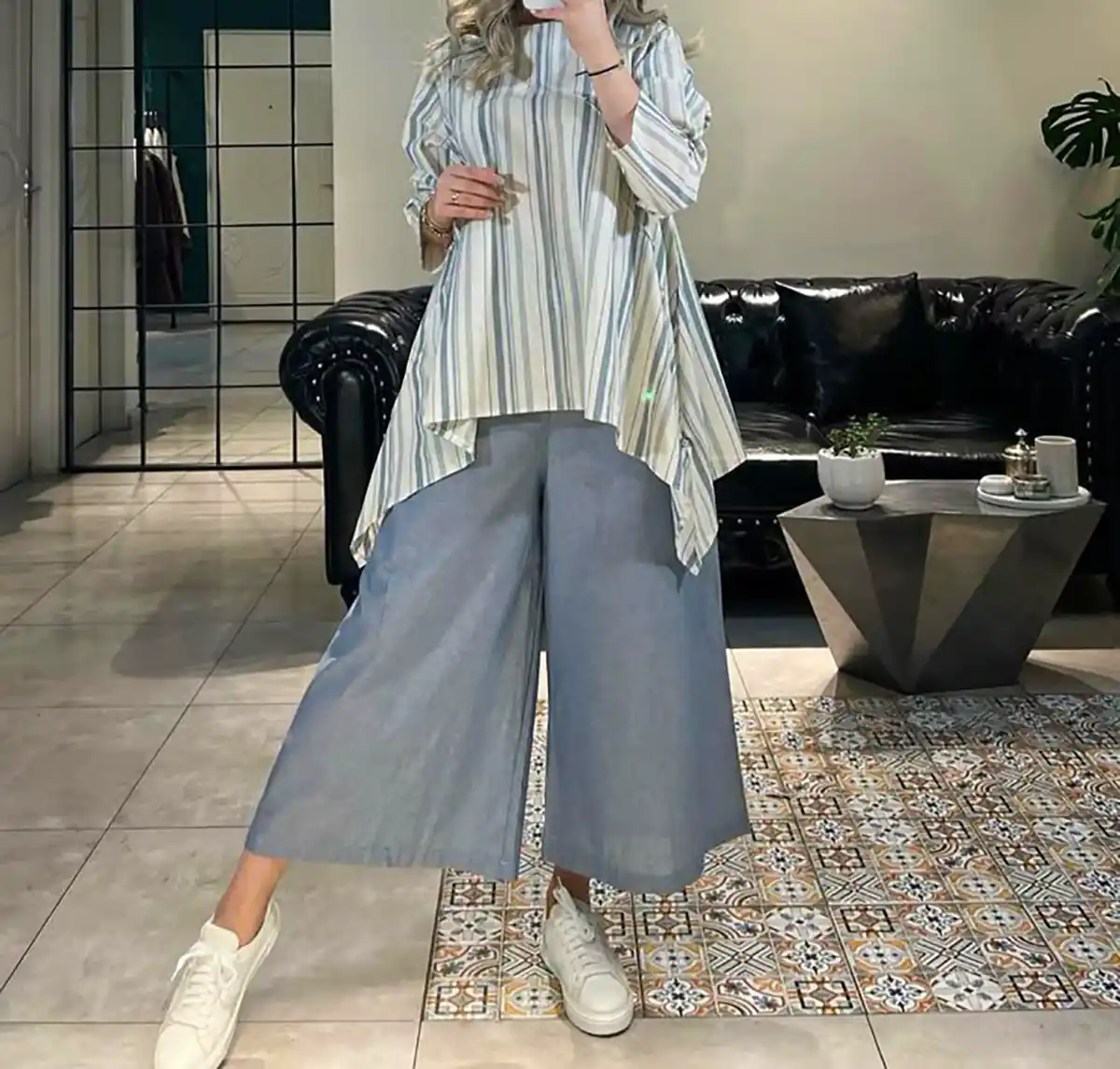 ست مانتو شلوار راحت جذاب