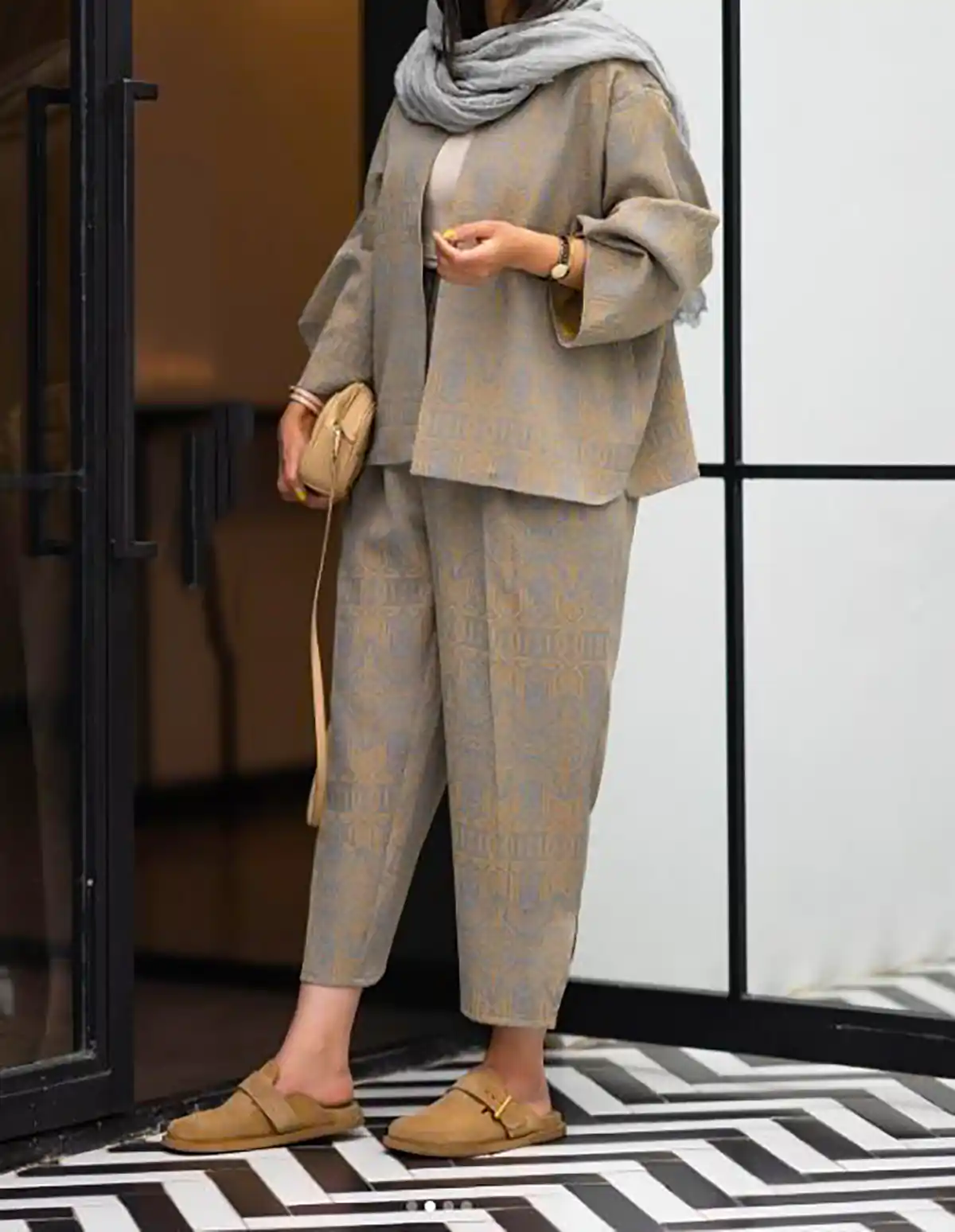 ست مانتو شلوار شیک جدید