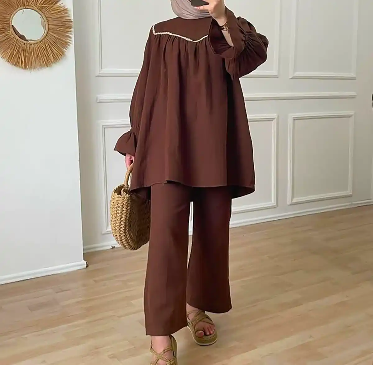 ست مانتو شلوار شیک جدید