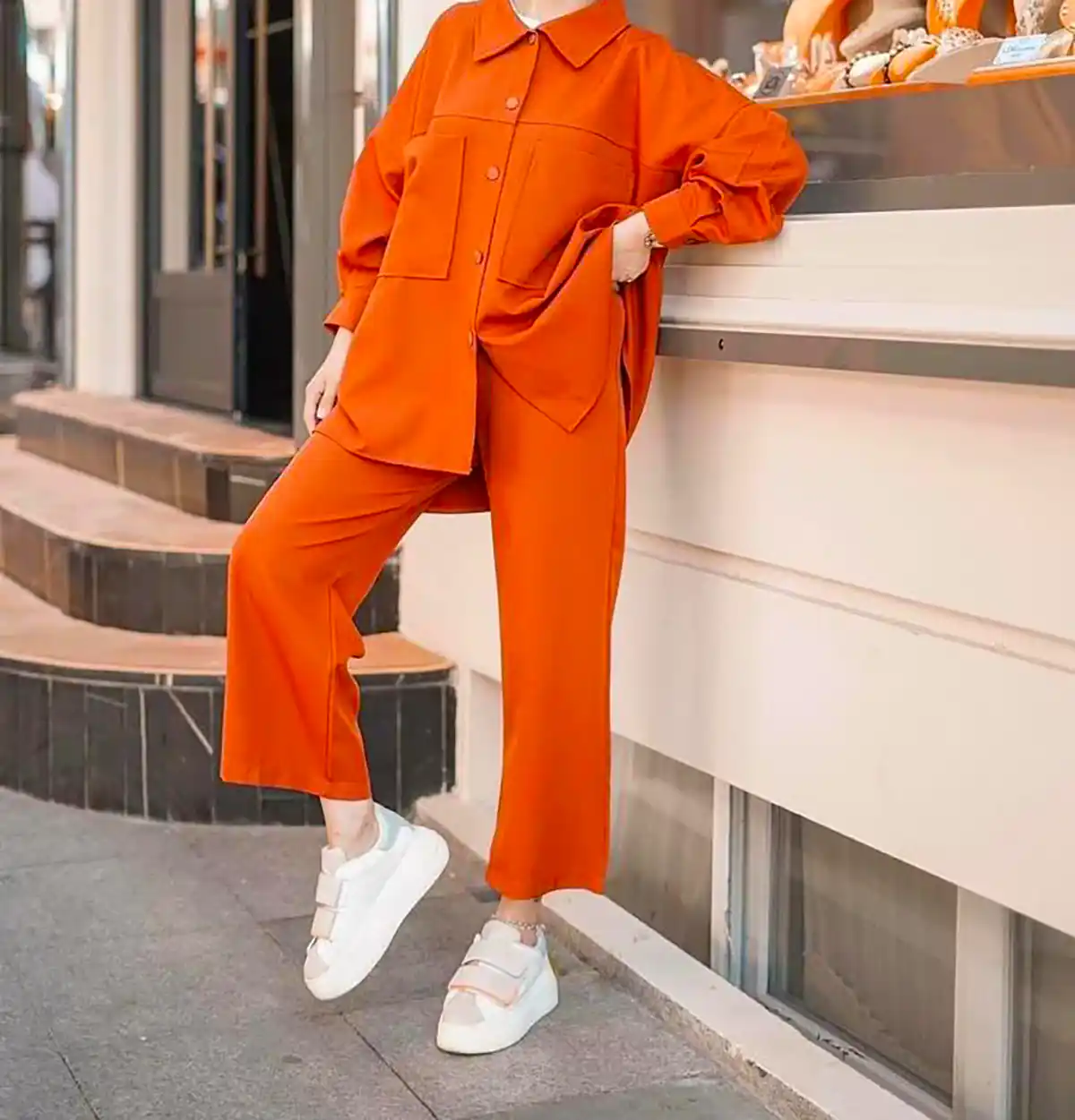 ست مانتو شلوار شیک جدید