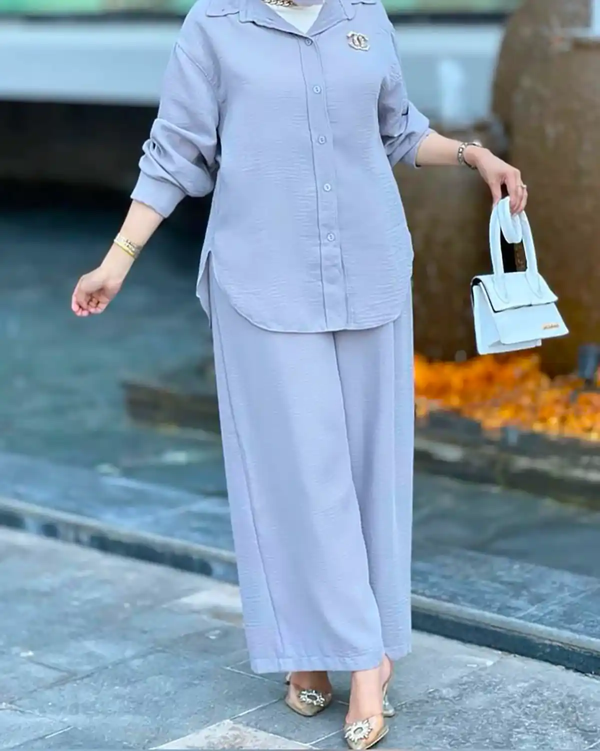 ست مانتو شلوار شیک جدید