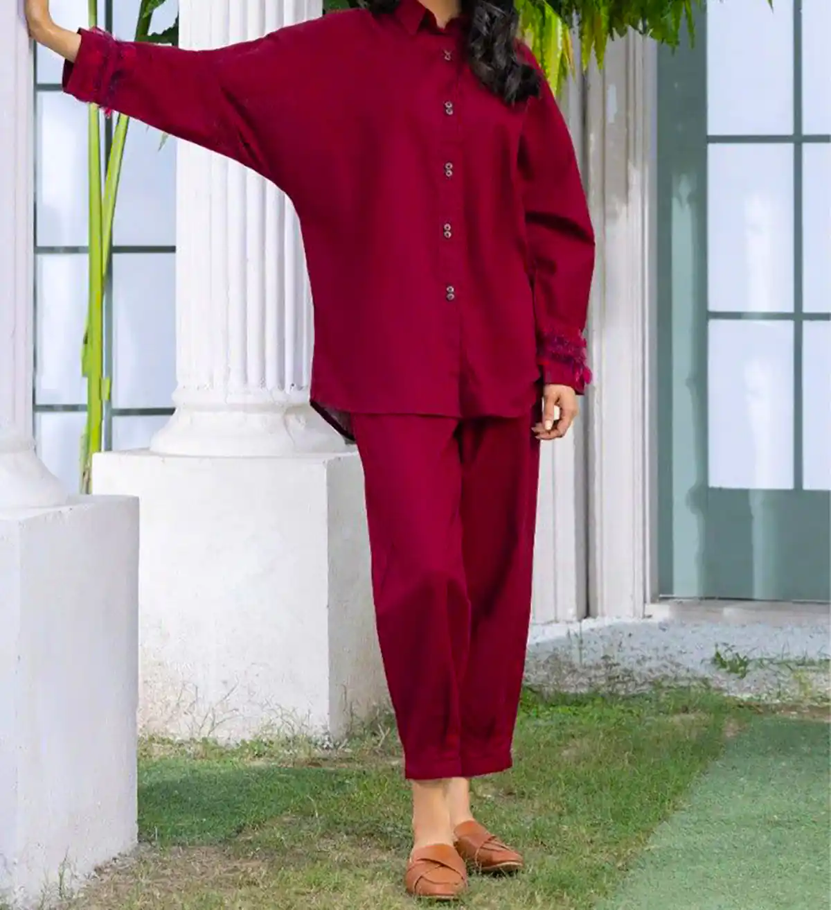 ست مانتو شلوار شیک جدید