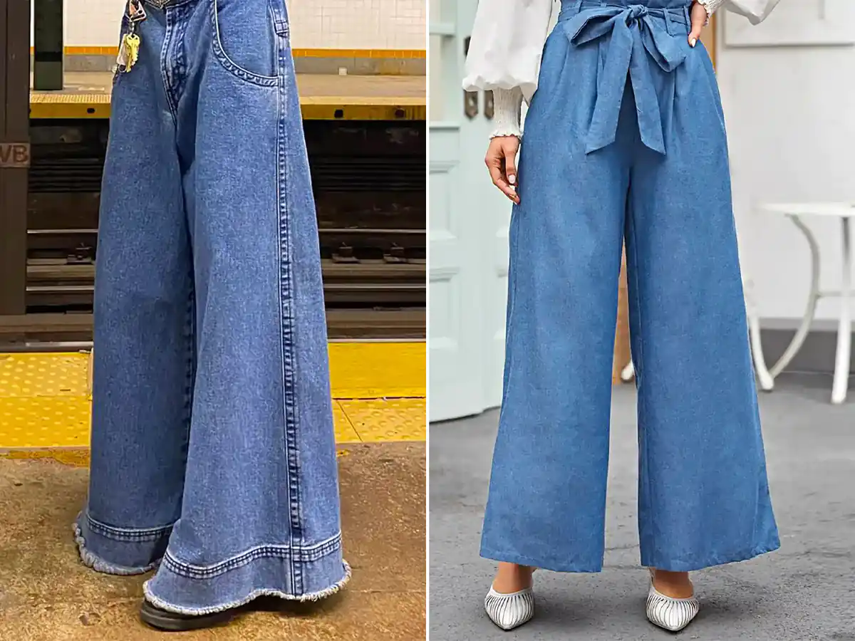 شلوار جین بگ دخترانه