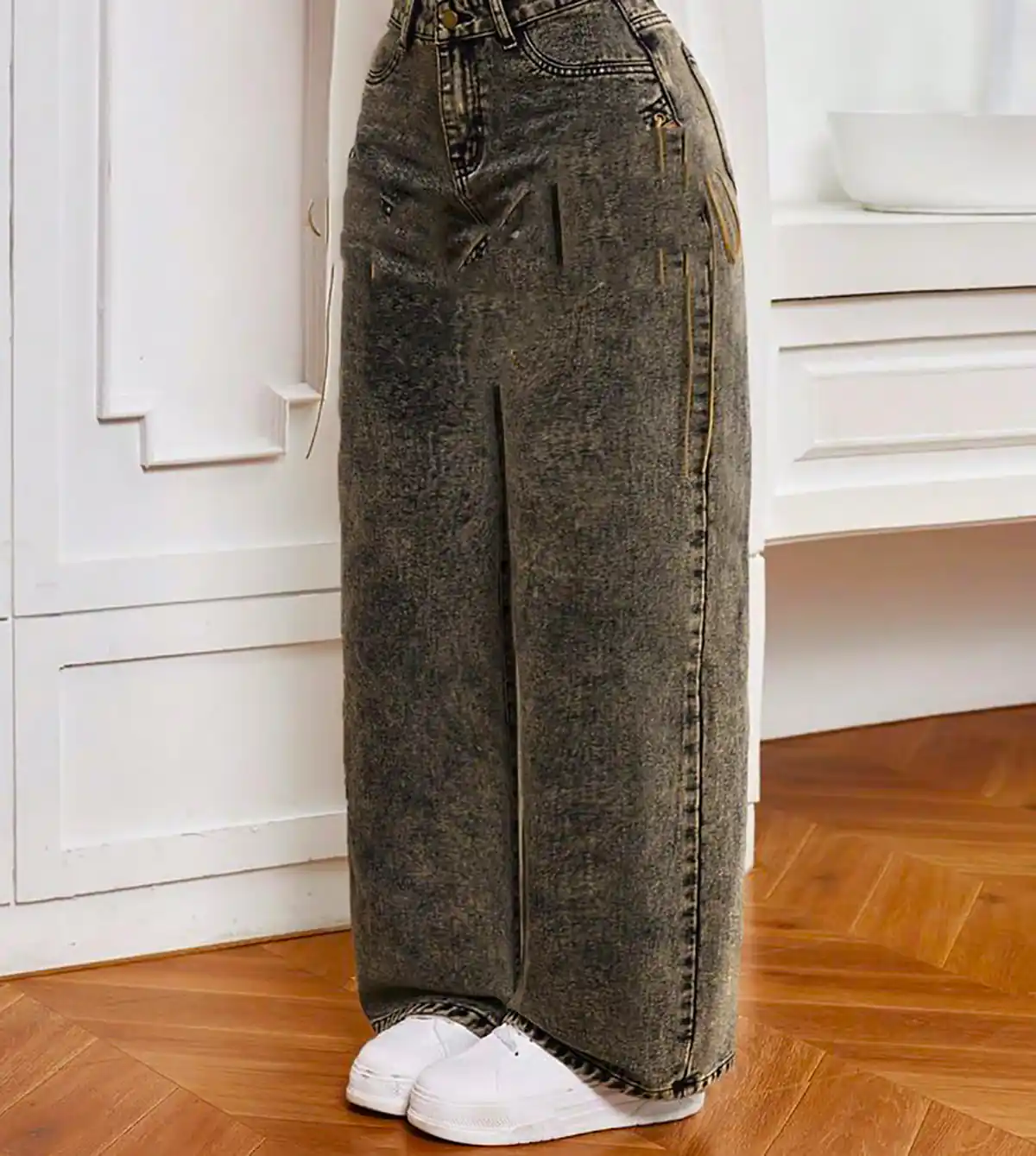 شلوار جین بگ دخترانه