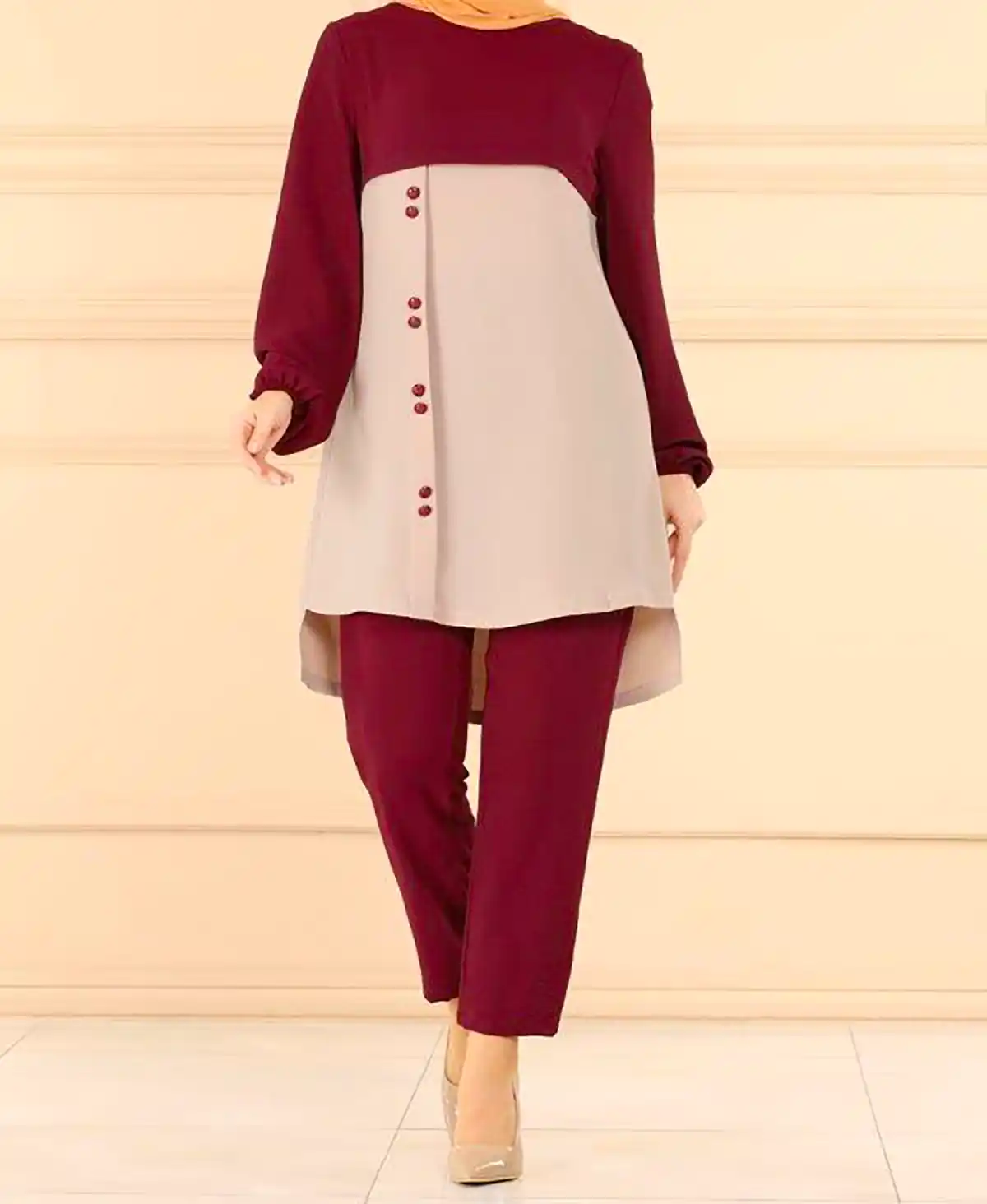 شومیز شلوار بلند ساده