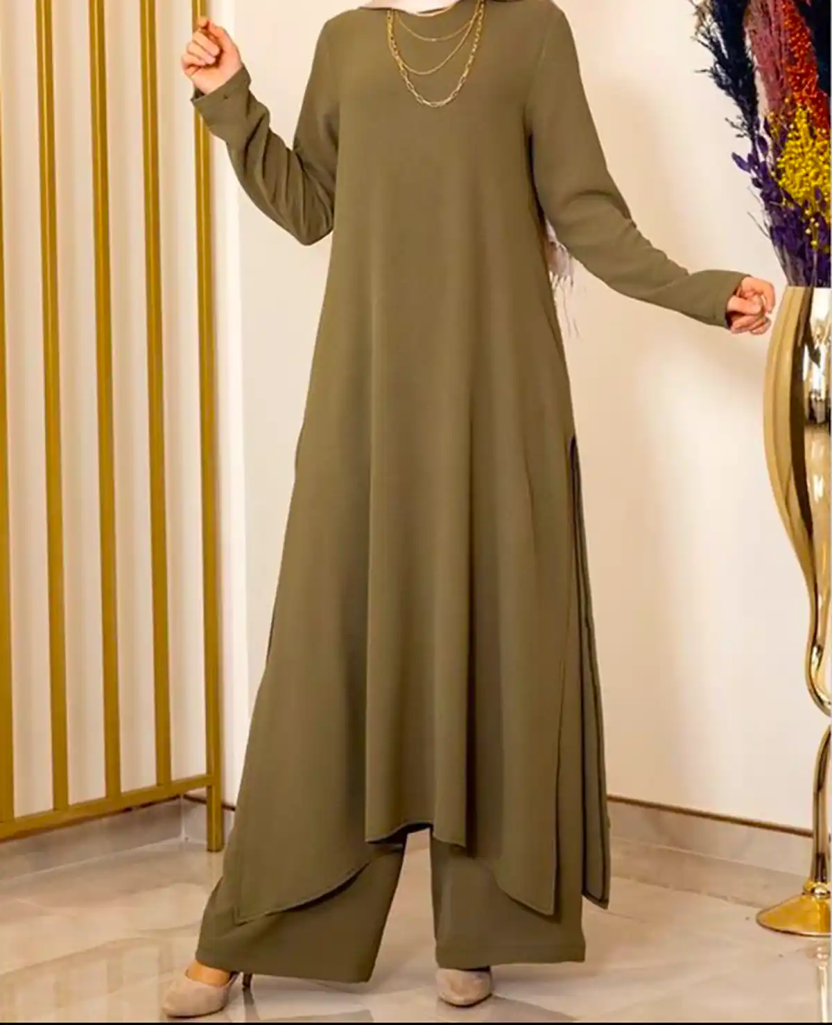 شومیز شلوار بلند ساده