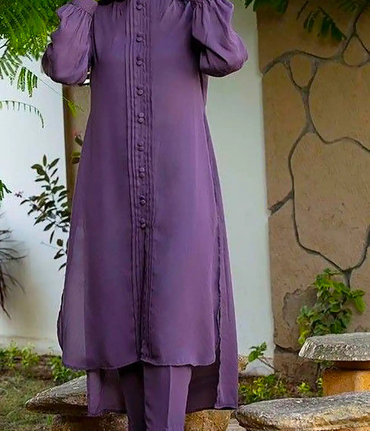 شومیز شلوار بلند ساده