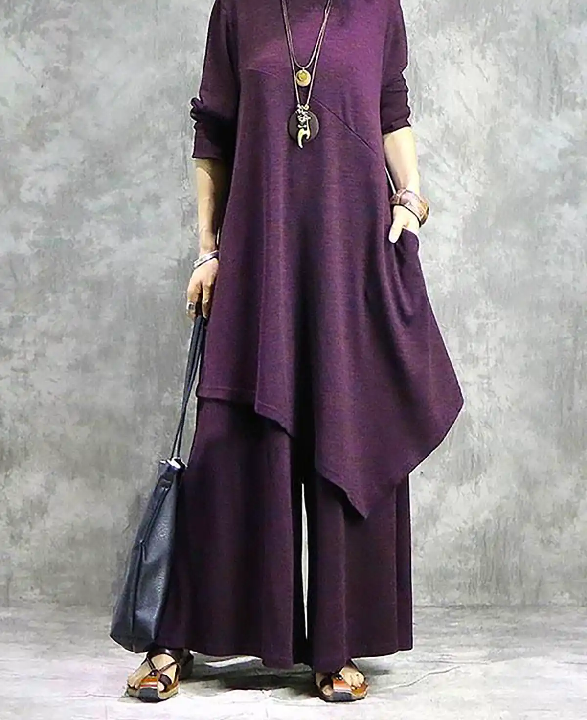 شومیز شلوار بلند ساده