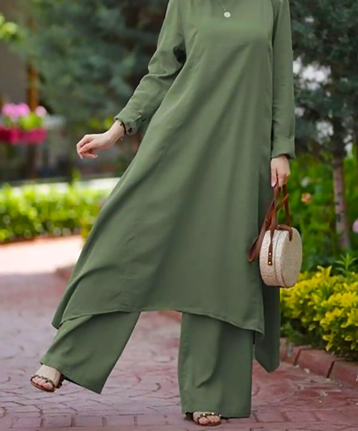 شومیز شلوار بلند ساده