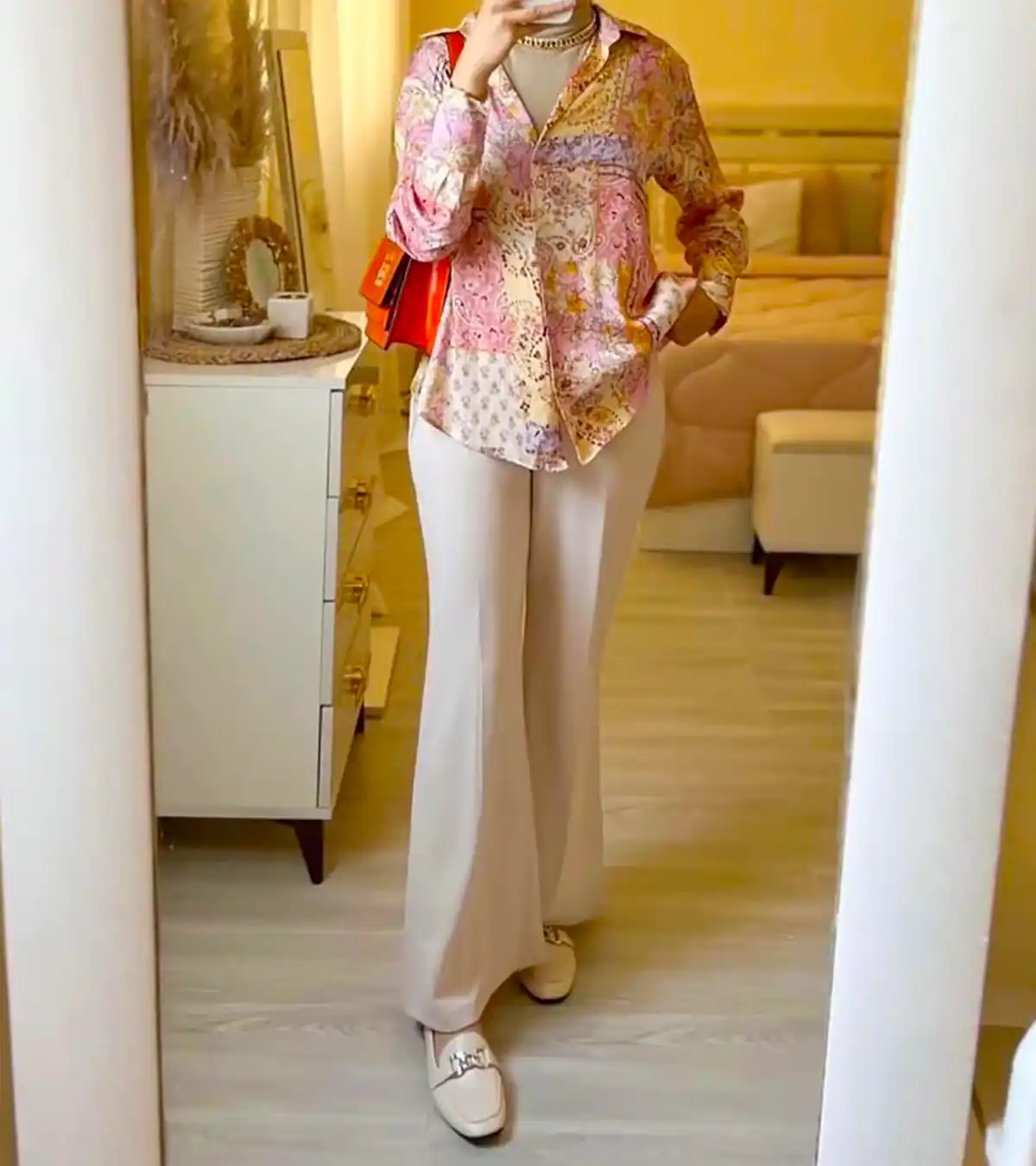 شومیز شلوار زنانه طرح دار شیک