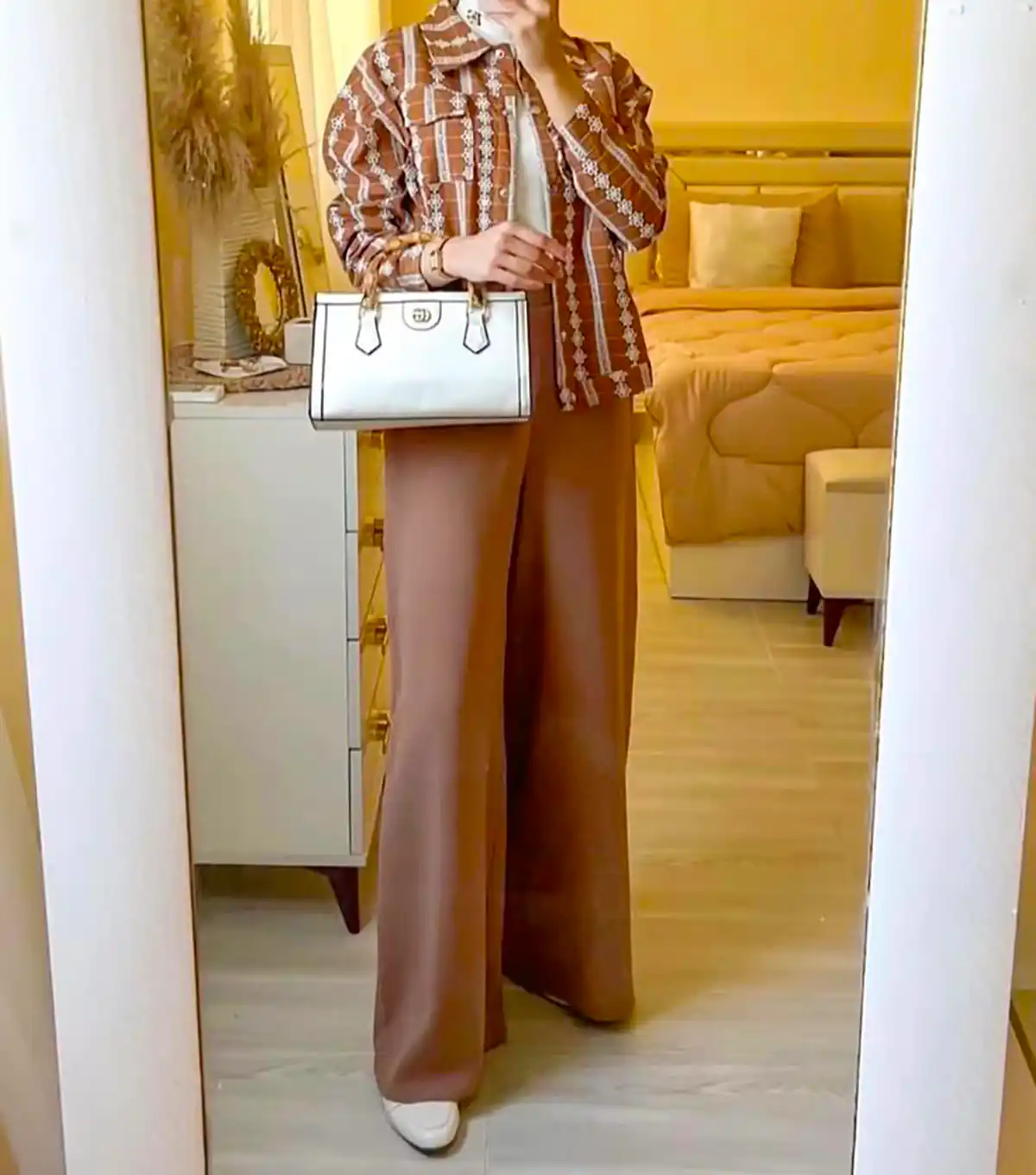 شومیز شلوار زنانه طرح دار شیک