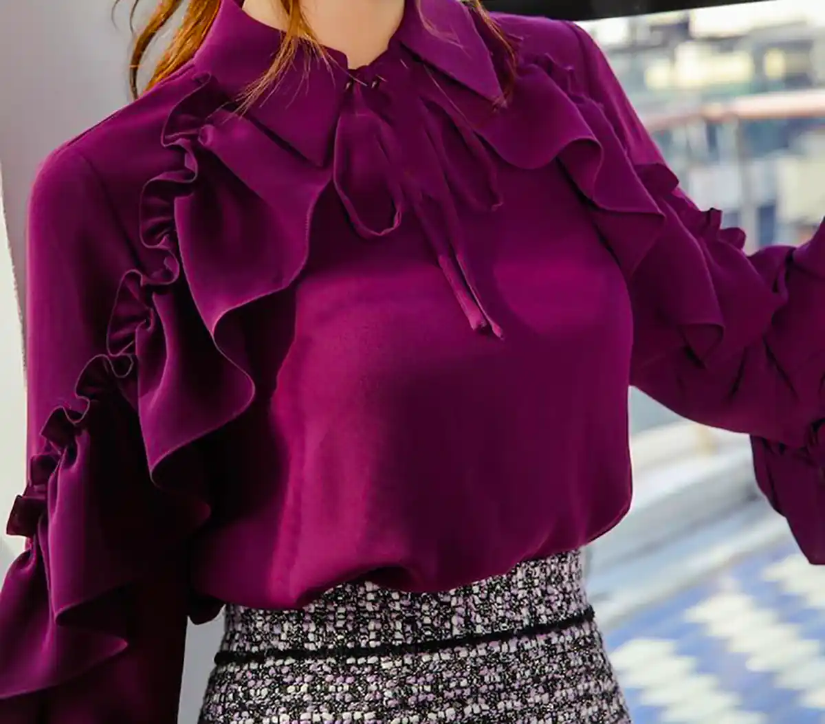 شومیز شیک کرپ