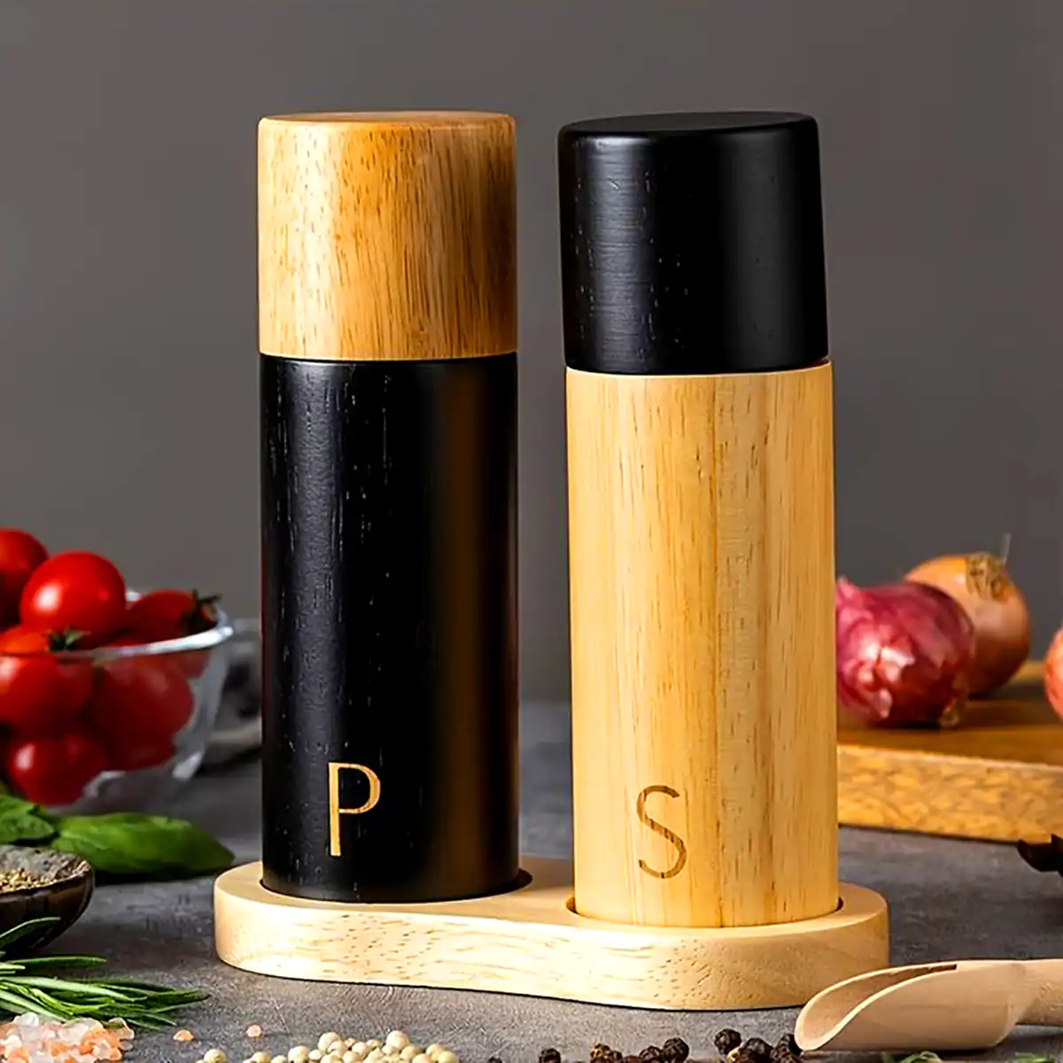 ست نمکپاش چوبی