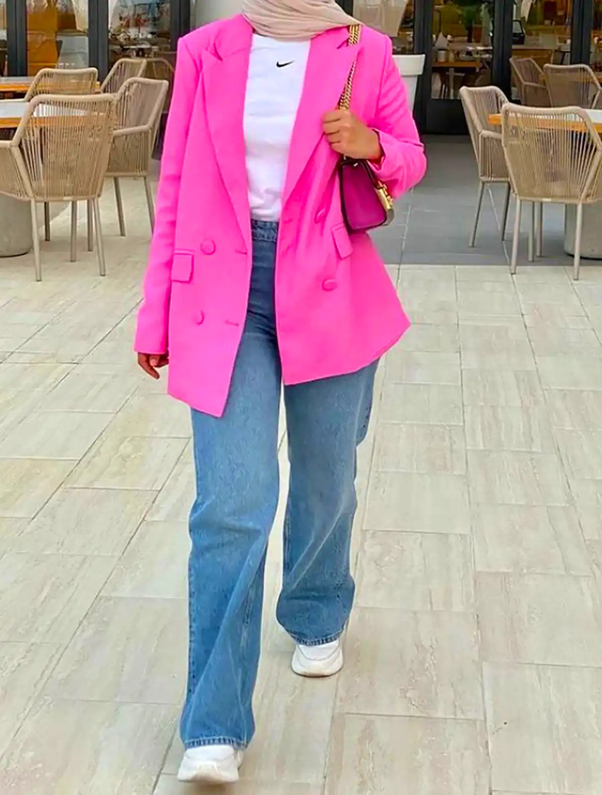 استایل بهاره با رنگ صورتی