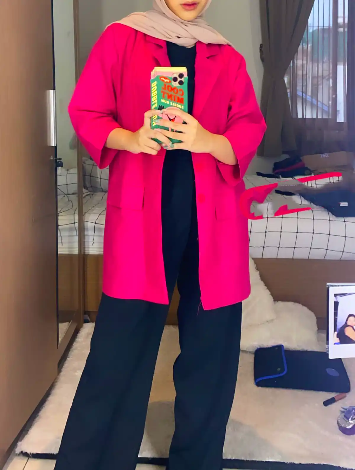 استایل بهاره با رنگ صورتی