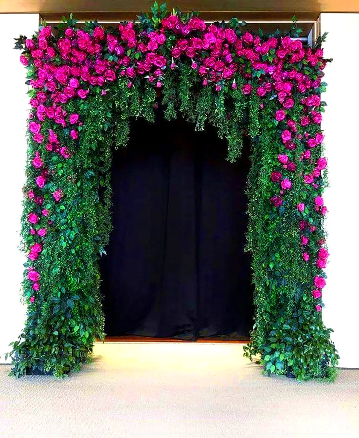 طاق گل فلزی عروسی