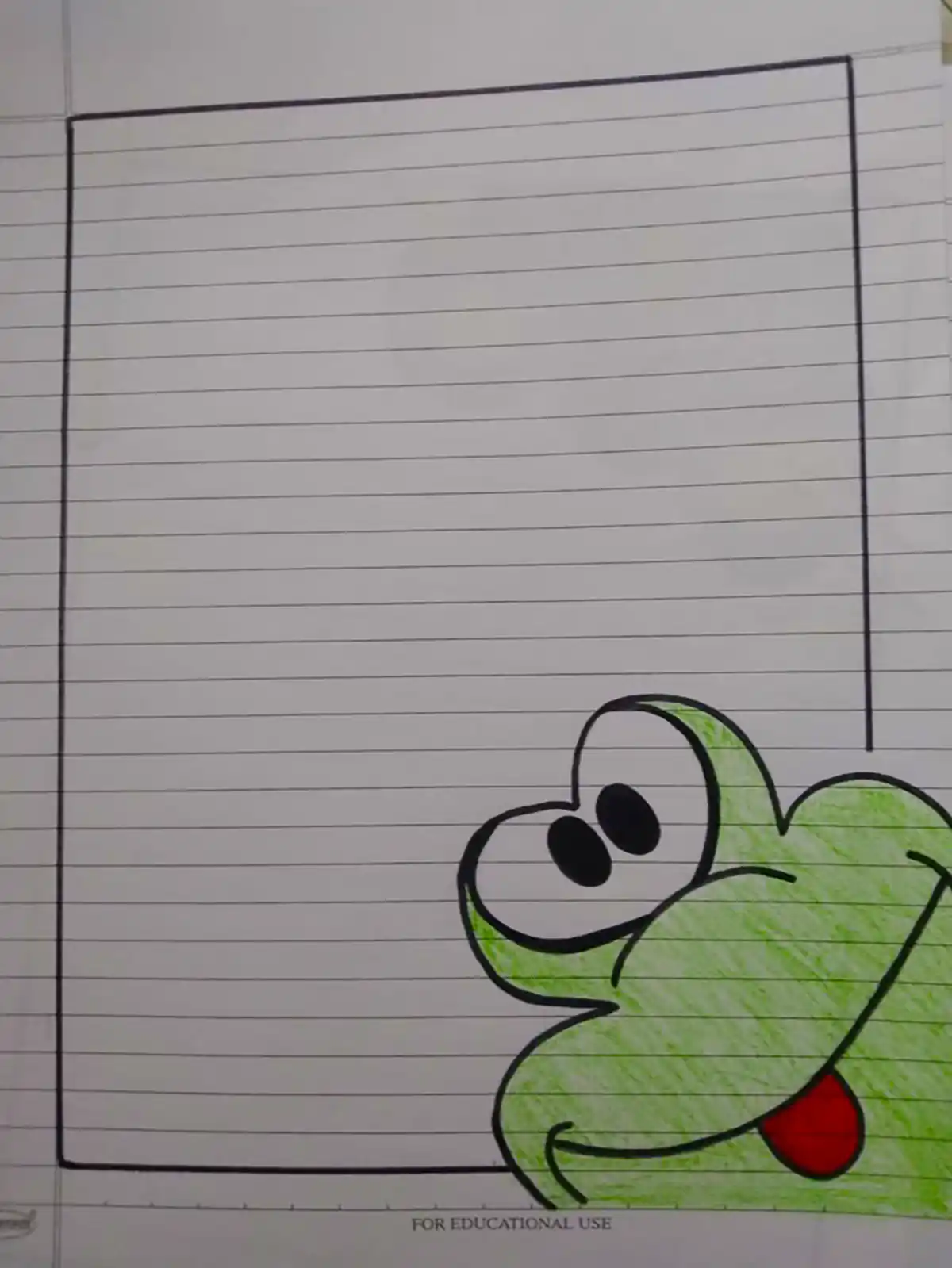 طراحی حاشیه دفتر مشق