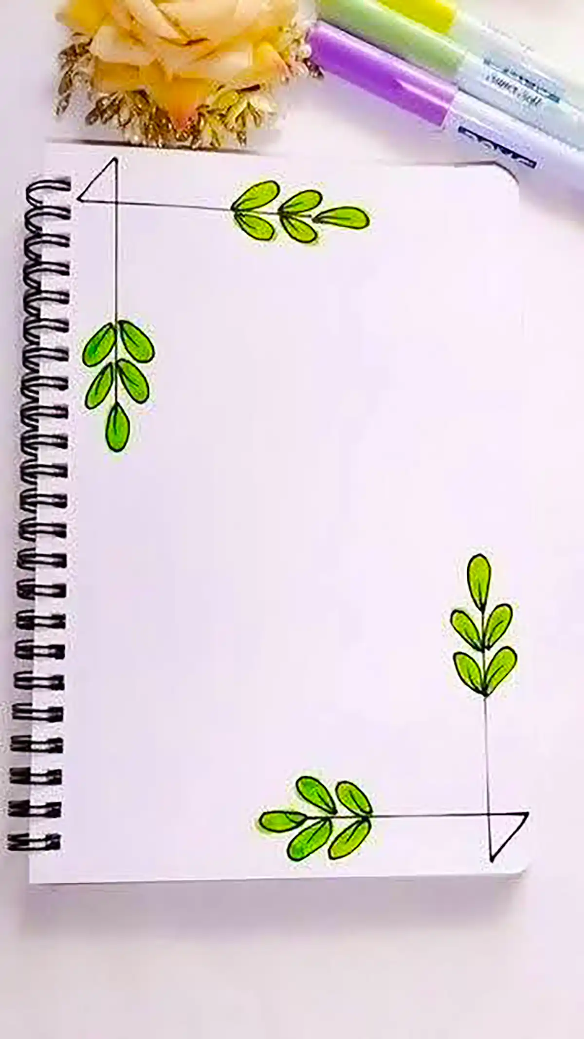 طراحی حاشیه دفتر مشق