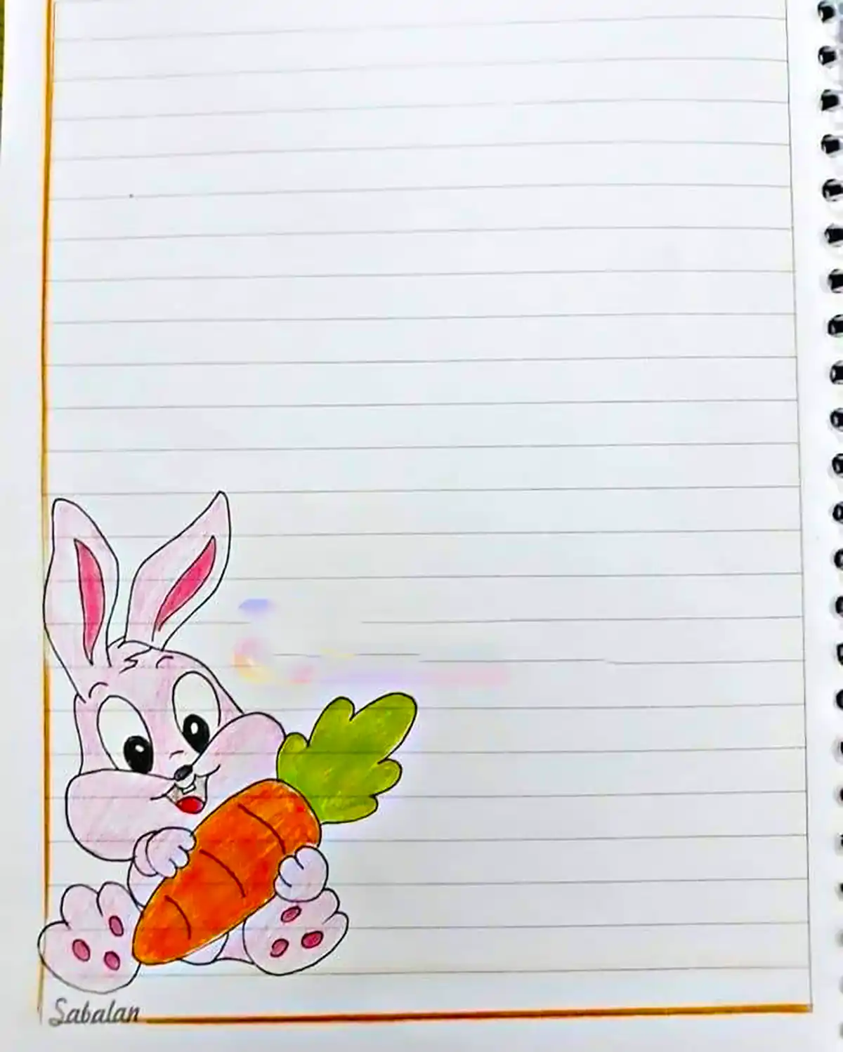 طراحی حاشیه دفتر مشق