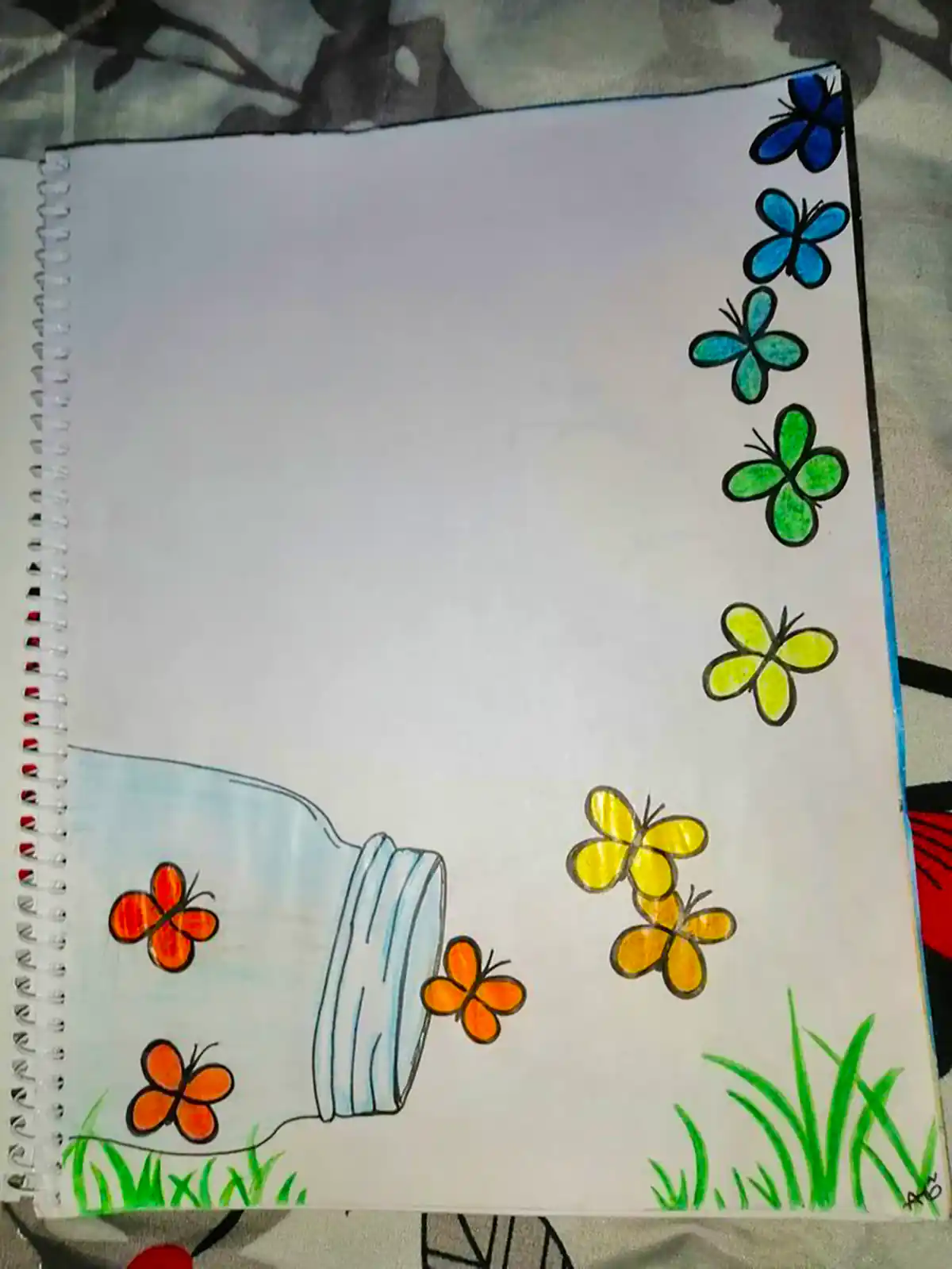 طراحی حاشیه دفتر مشق