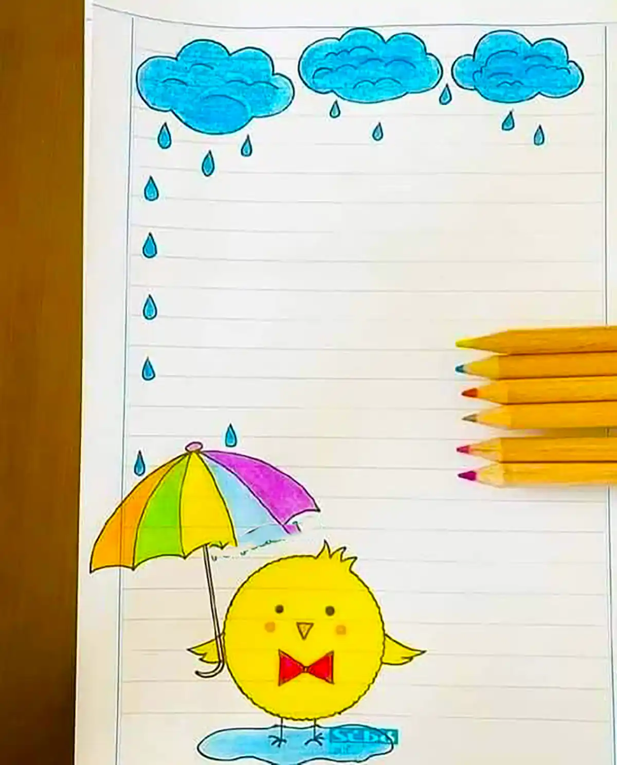 طراحی حاشیه دفتر مشق