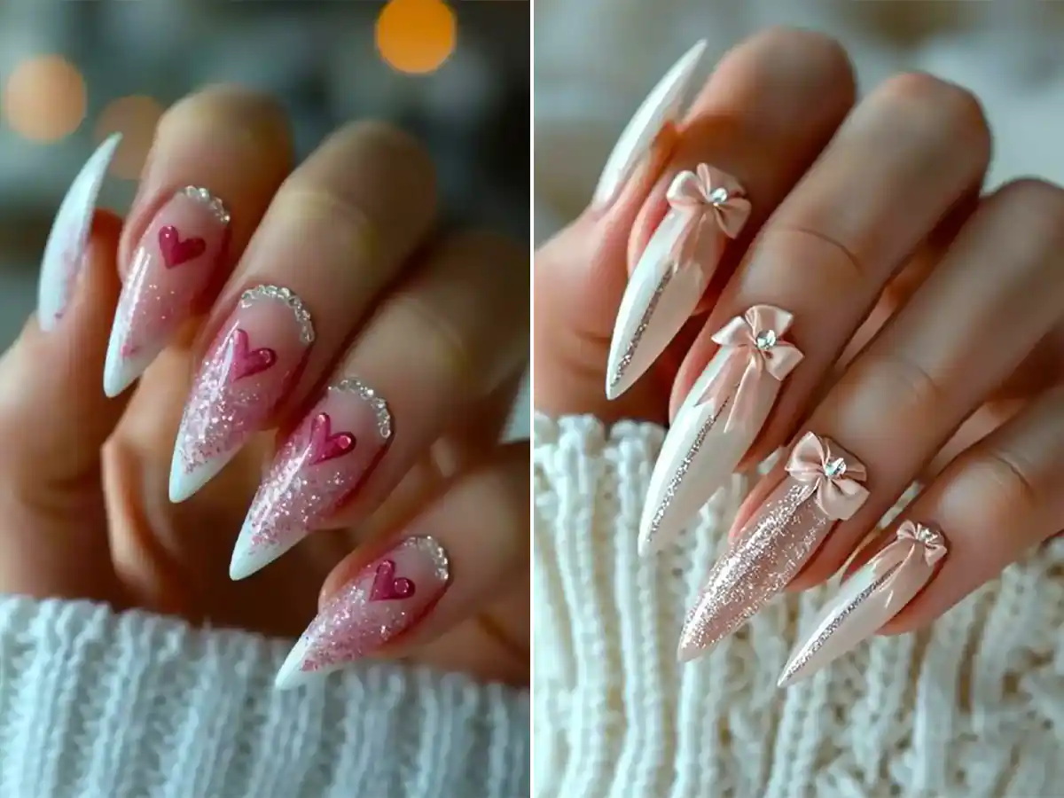 طراحی ناخن نوک تیز ترند