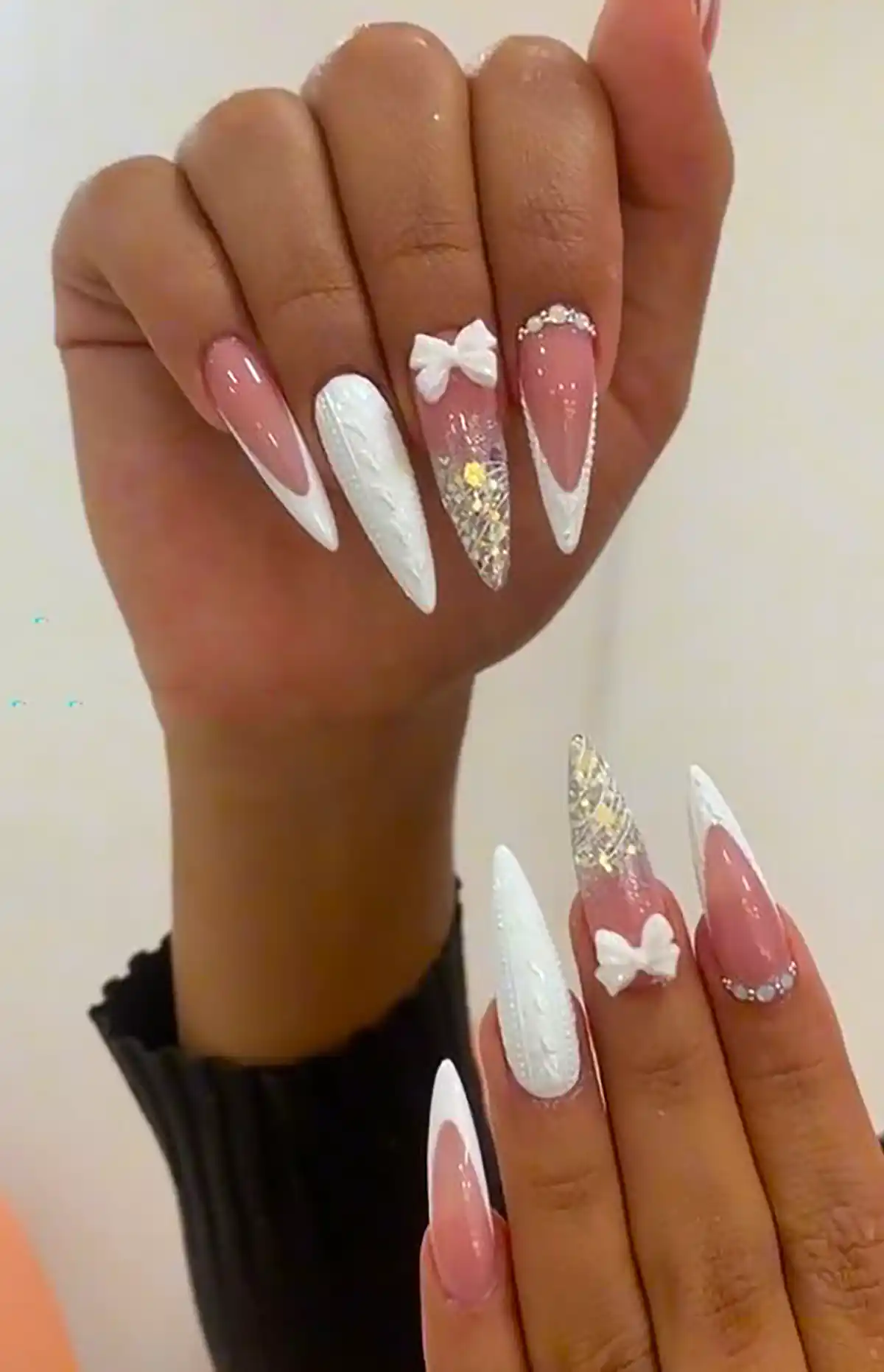 طراحی ناخن نوک تیز ترند